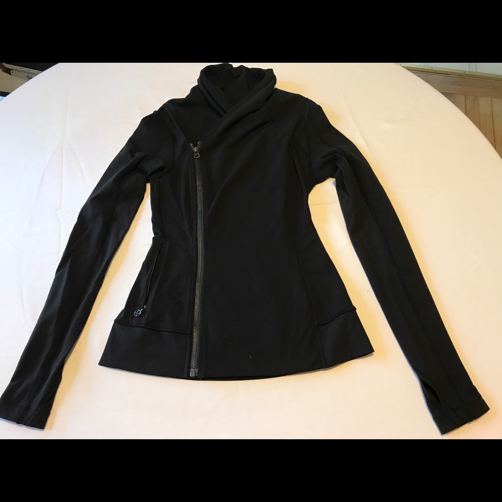 Lululemon Bhakti Yoga Jacket, Asymmetrical, Sz 4
